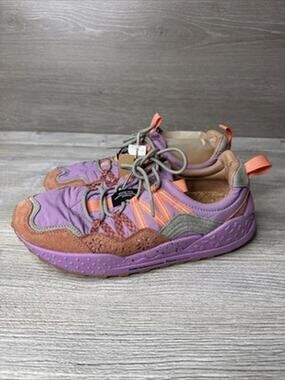 Flower Mountain Women's Sz 9.5 Washi Sneakers Purple Orange FM90029